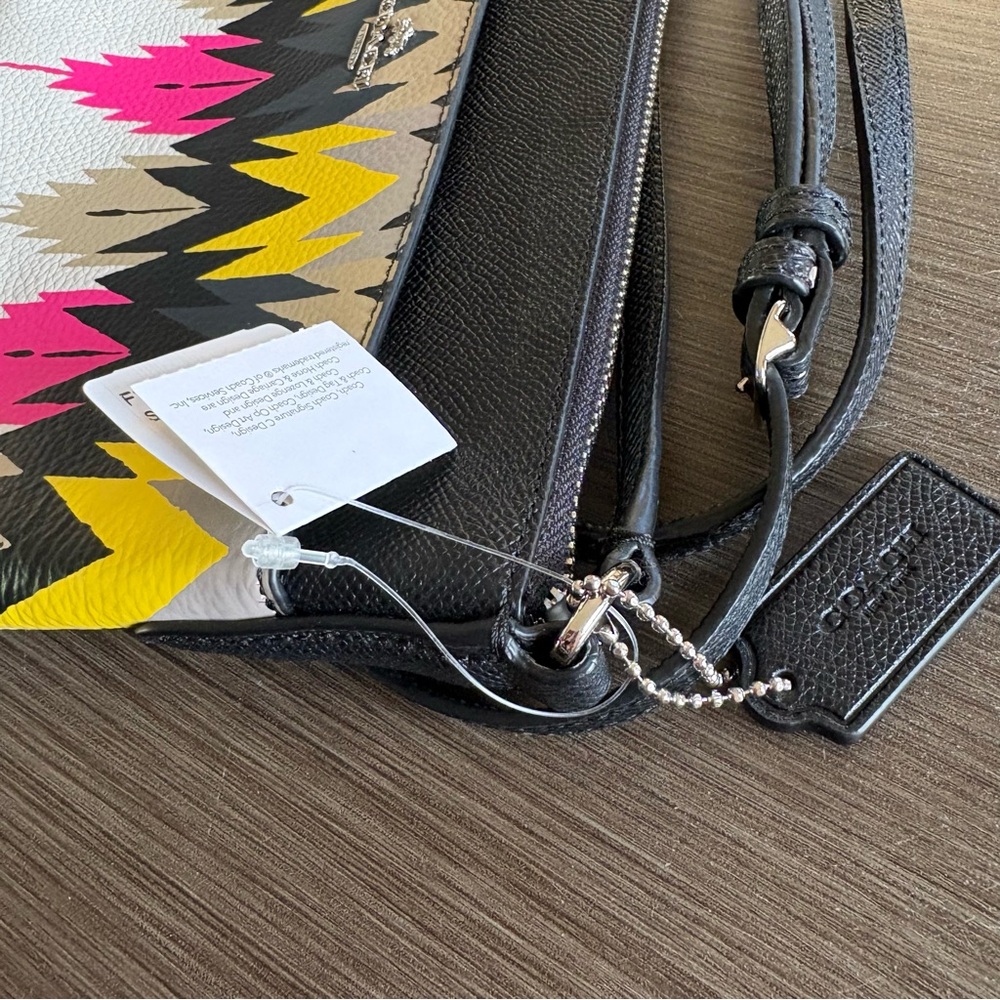 Coach LIMITED EDITION Hawk Feather Swingpack crossbody w/Pop Up Pouch 2015 - Picture 5 of 11